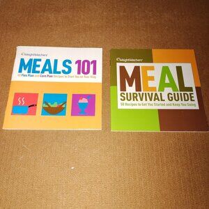 WeightWatchers Meals 101 & Survival Guide Recipe Booklets-LIKE NEW
